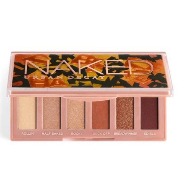 Urban Decay NAKED HALF-BAKED MINI EYESHADOW PALETTE 6 bronze-toned neutrals - Picture 1 of 7
